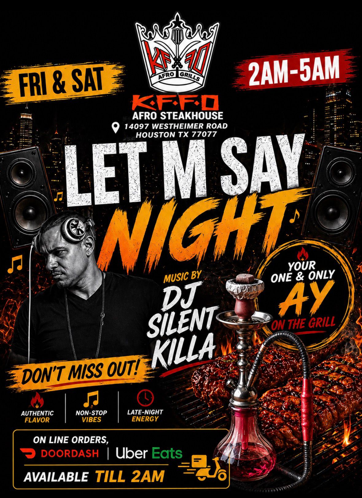 Let M Say Night — Fri & Sat